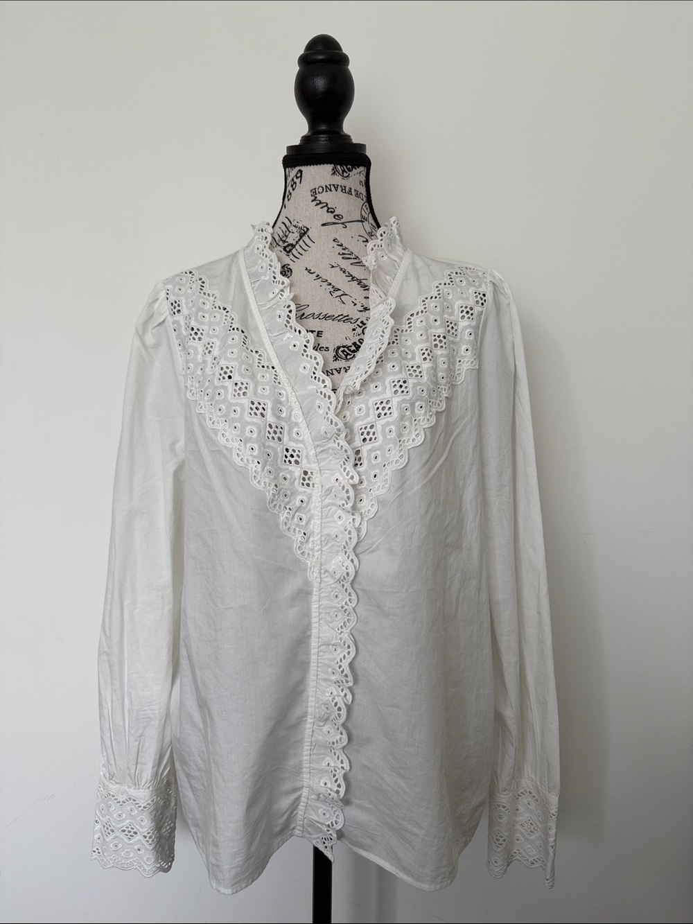 Sezane Cassalia 100% Cotton Blouse - Size 44